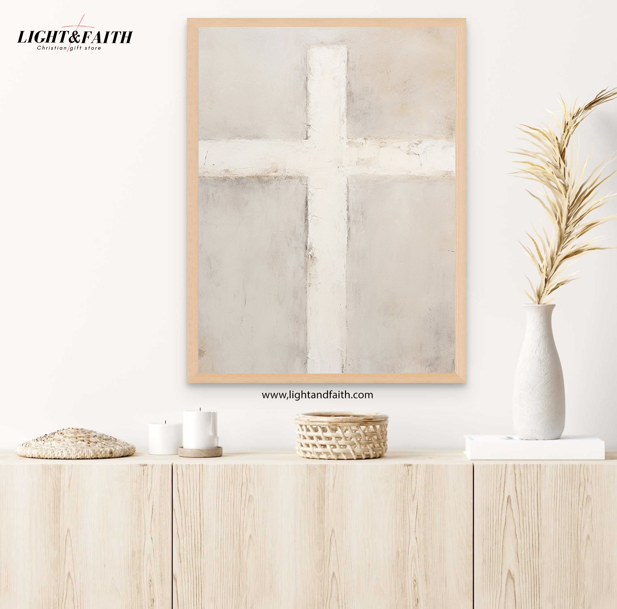 Cross Bible Art Poster, Christian Poster, Jesus Art, Scripture Wall Art, Christian Gifts